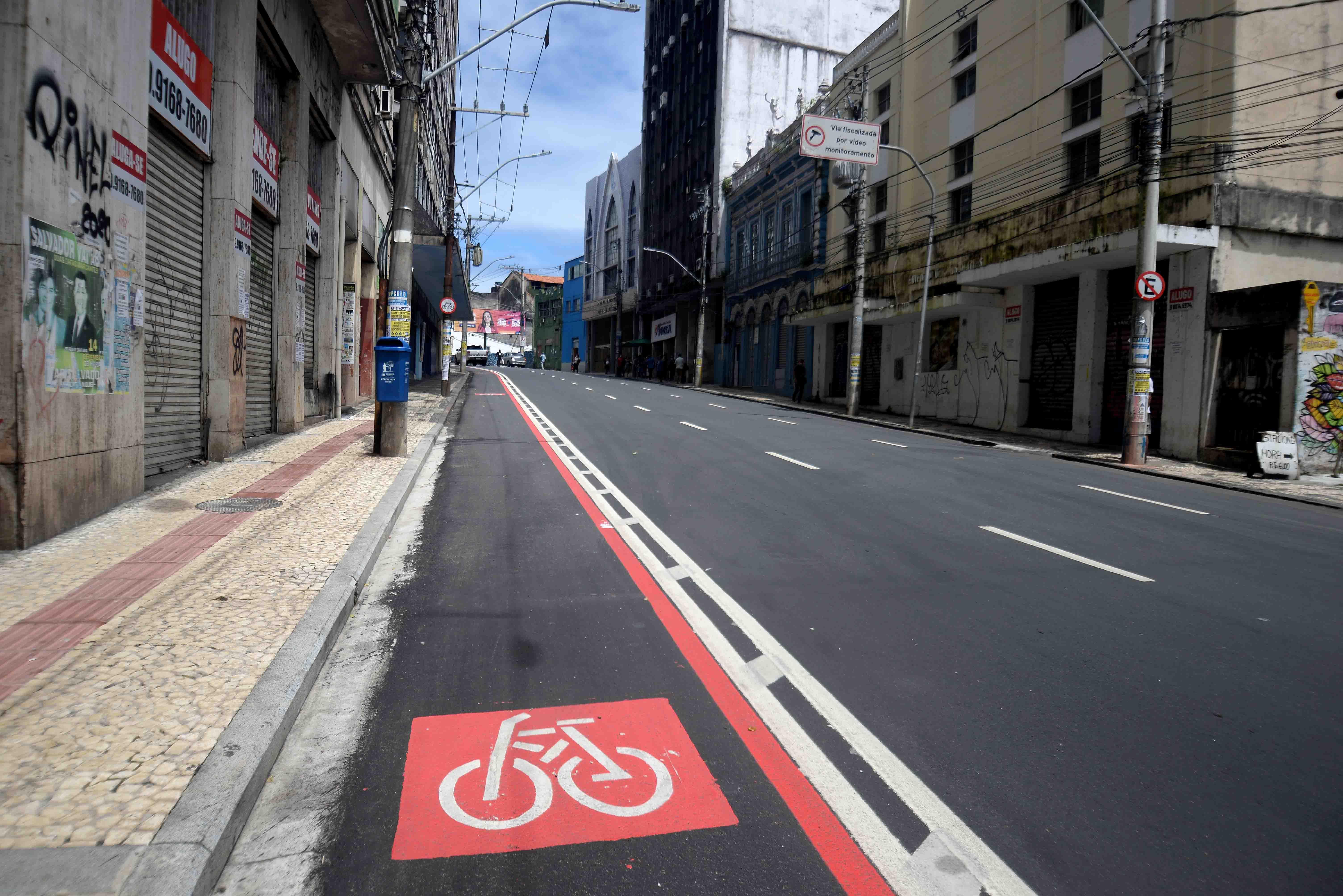 De janeiro a outubro de 2020, foram entregues 13 novas vias para bikes De janeiro a outubro de 2020, foram entregues 13 novas vias para bikes