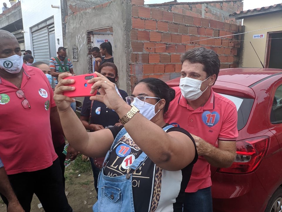 Na imagem, o deputado estadual Zé Cocá, candidato à Prefeitura da cidade pelo PP