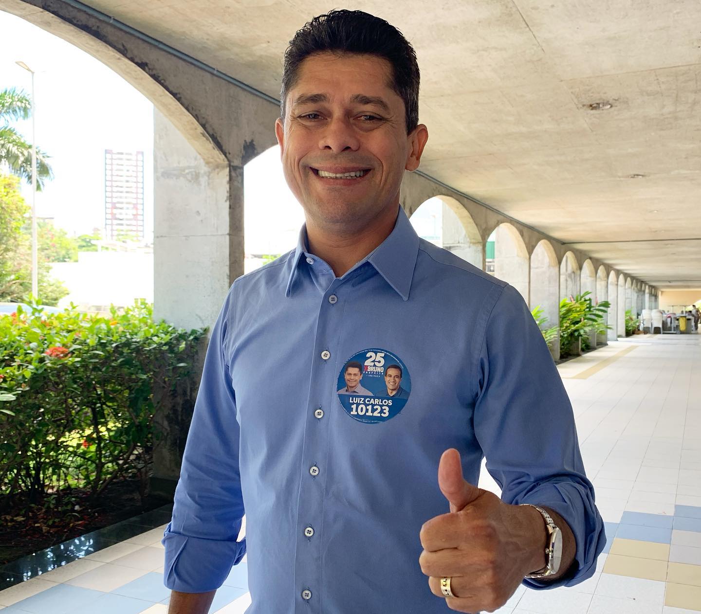 Na imagem, o vereador Luiz Carlos, do Republicanos