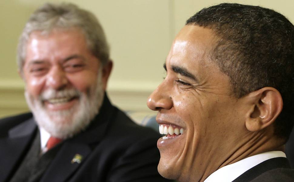 Ex-presidente Lula e o e ex-presidente dos EUA Barack Obama