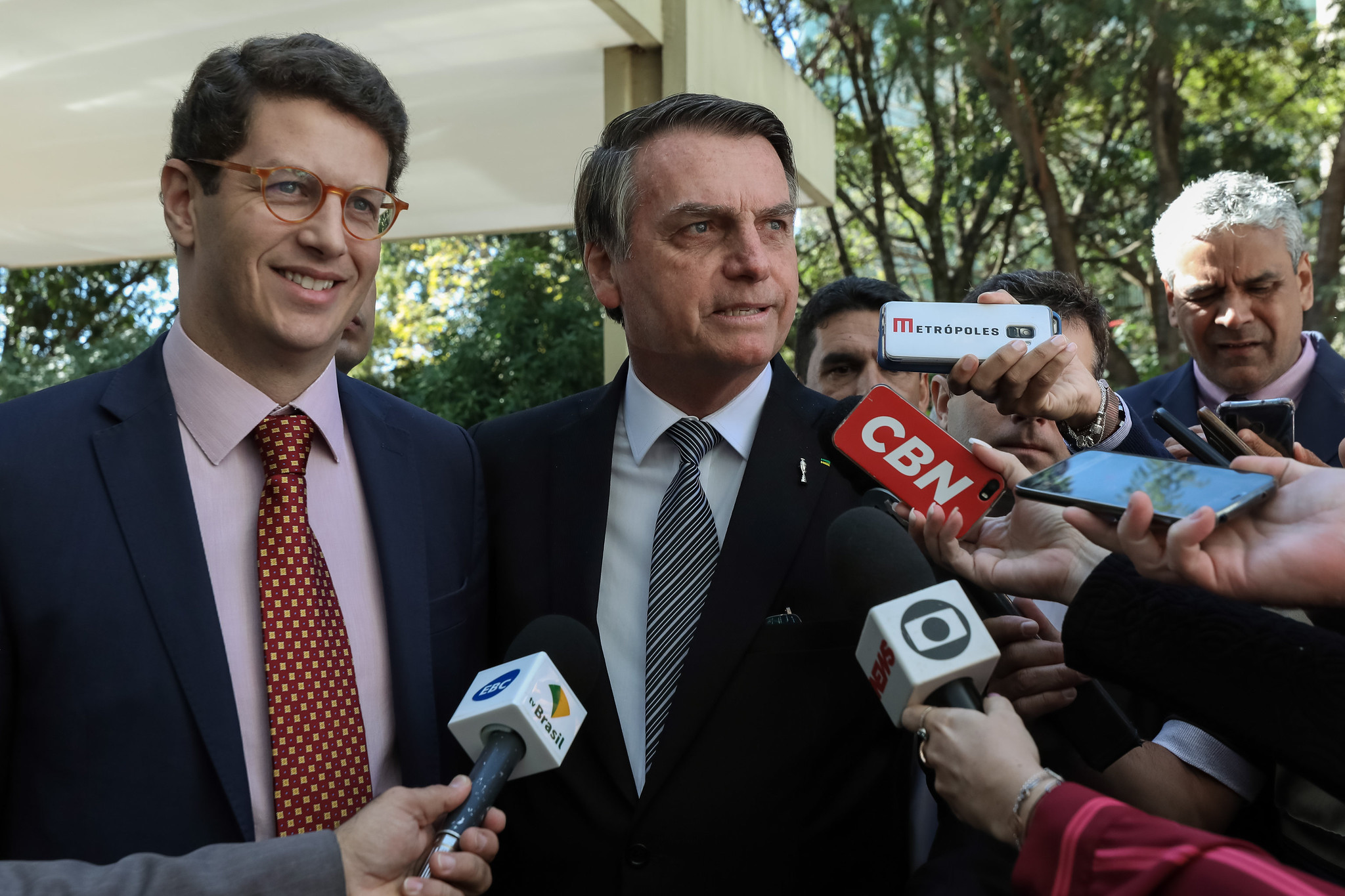 Ricardo Salles e Jair Bolsonaro