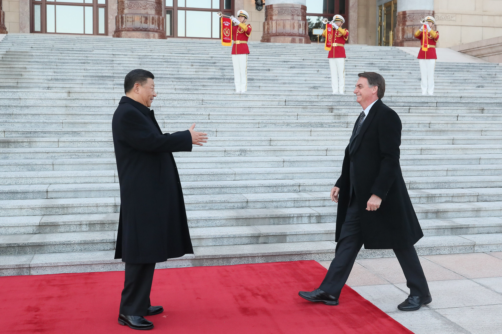 Xi Jinping e Jair Bolsonaro