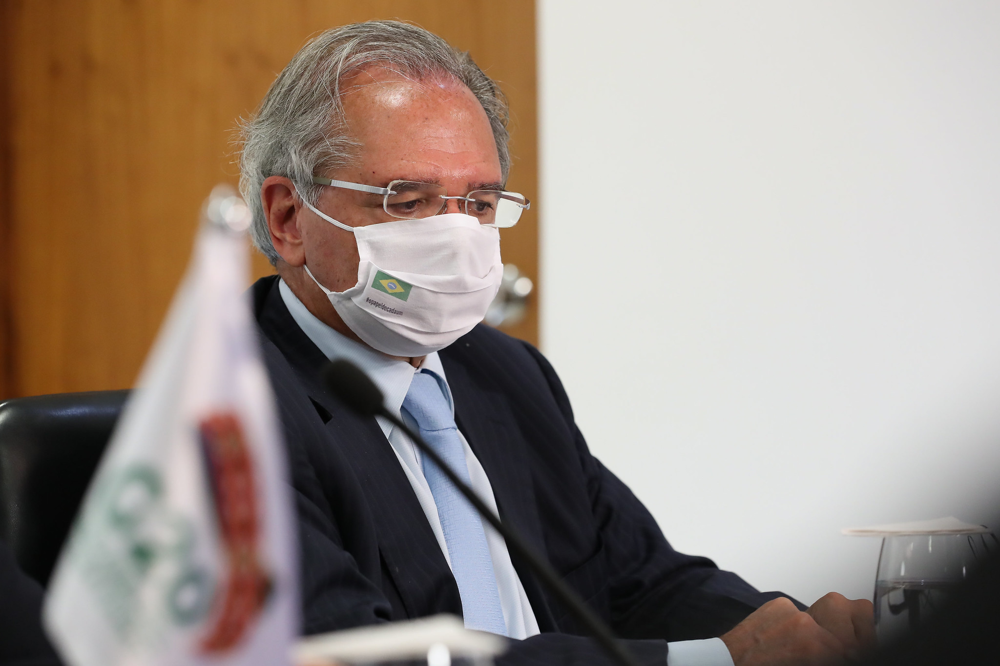 Peça publicitária da Secom indicava que economia já recuperou as perdas da pandemia