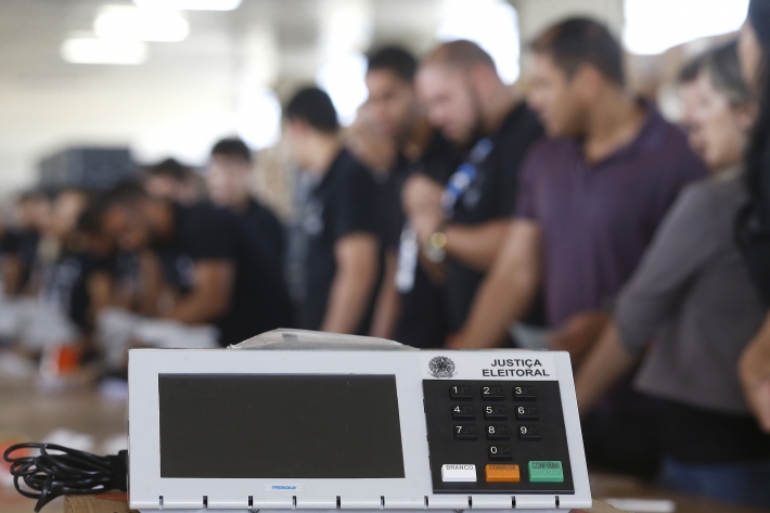 Urna eletrônica utilizada nas eleições brasileiras