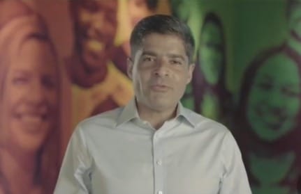 Na imagem, o prefeito de Salvador, ACM Neto, do DEM Na imagem, o prefeito de Salvador, ACM Neto, do DEM