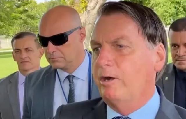 Na imagem, o presidente Jair Bolsonaro