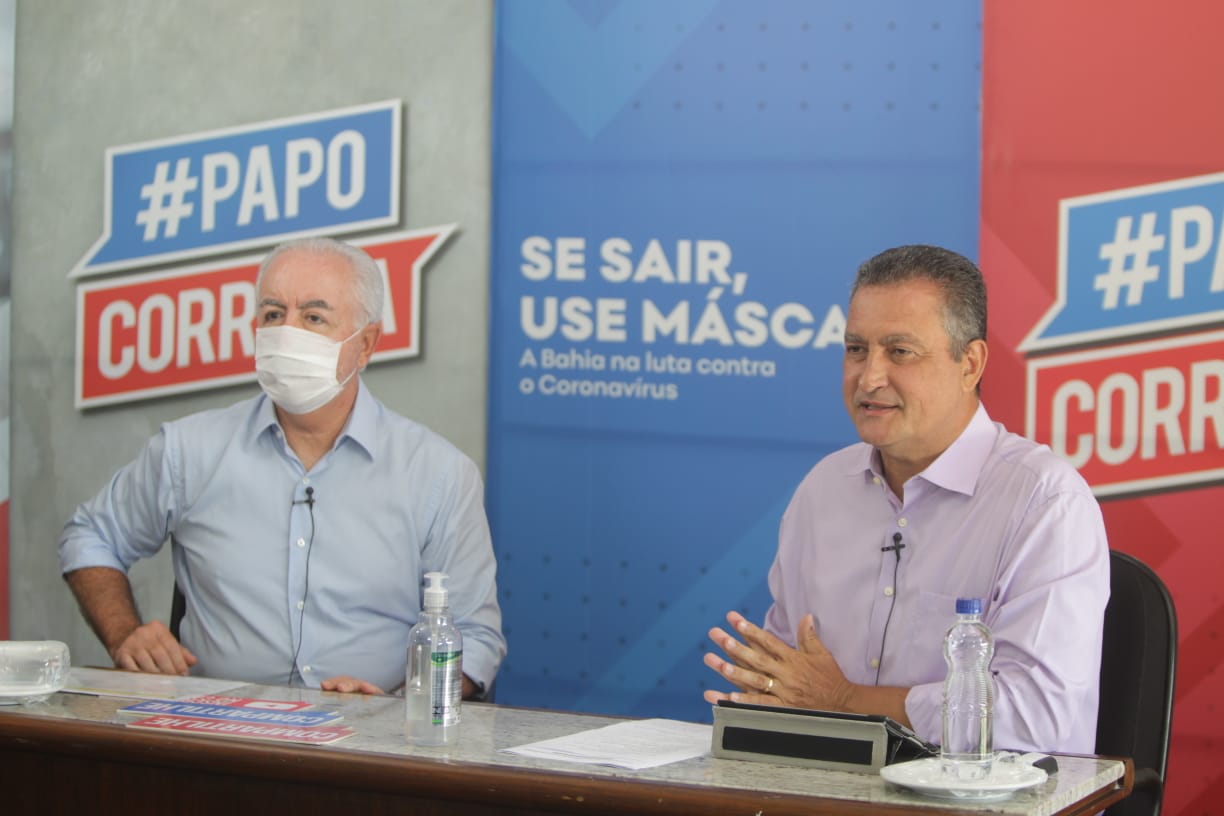 Na imagem, o governador Rui Costa, do PT