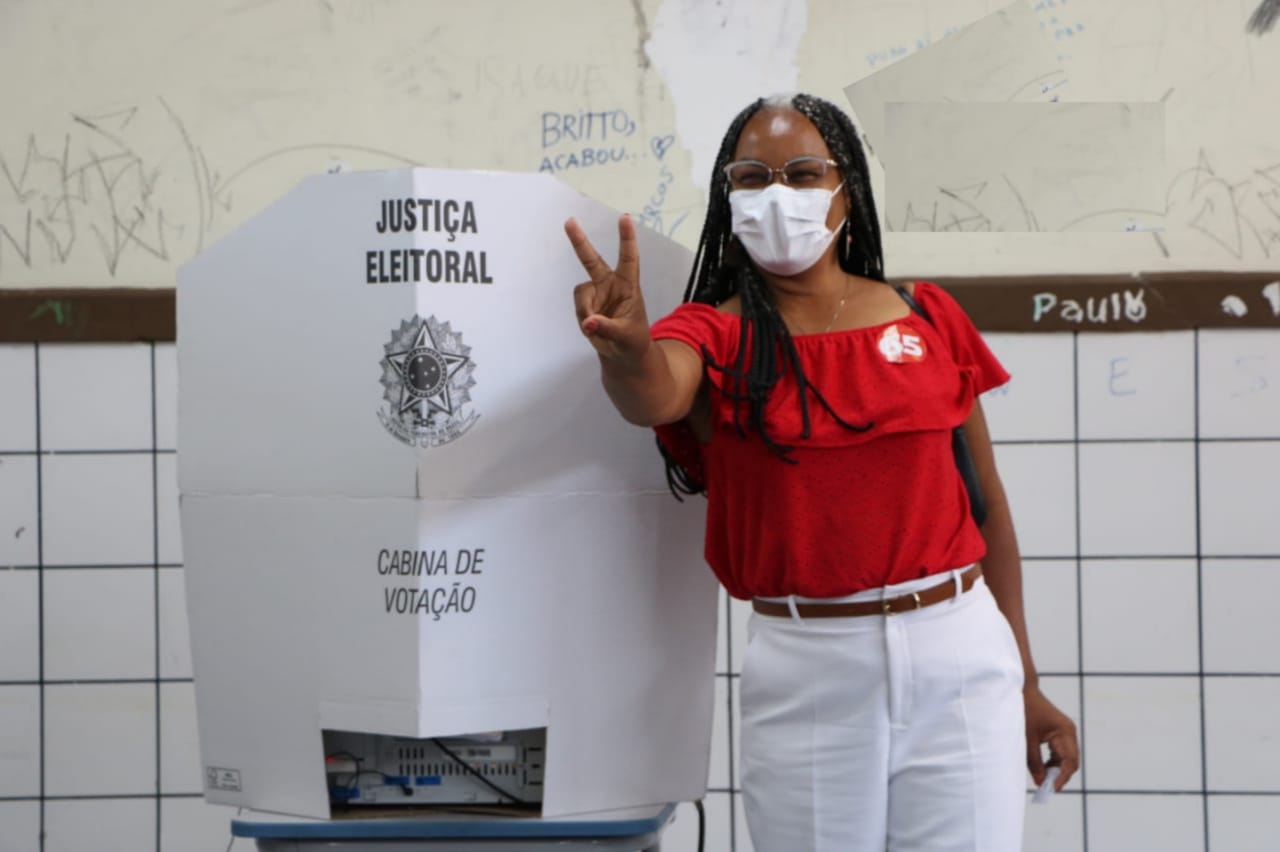 Olivia Santana, candidata à Prefeitura de Salvador