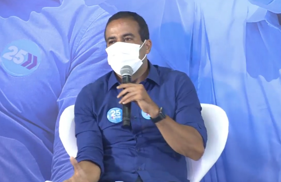 Na imagem, o prefeito eleito de Salvador, Bruno Reis, do Democratas