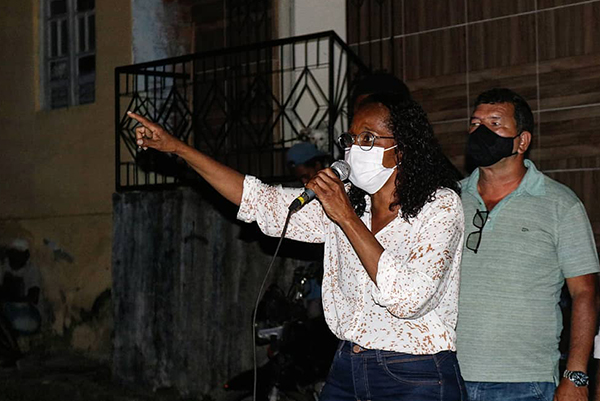 A prefeita de Cachoeira, Eliana Gonzaga (Republicanos)