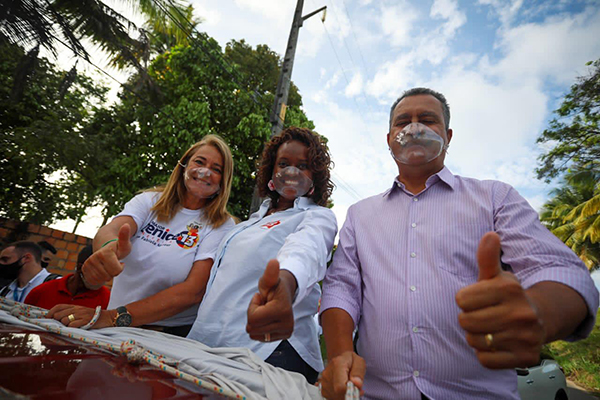 Fabíola Mansur (PSB), Major Denice (PT) e Rui Costa (PT) Fabíola Mansur (PSB), Major Denice (PT) e Rui Costa (PT)