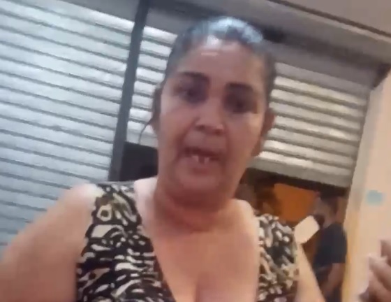 Moradora da Lagoa do Dió gravou vídeo indignada