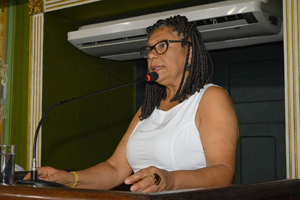 A presidente da Comissão de Direitos Humanos da Câmara de Salvador, vereadora Marta Rodrigues (PT)
