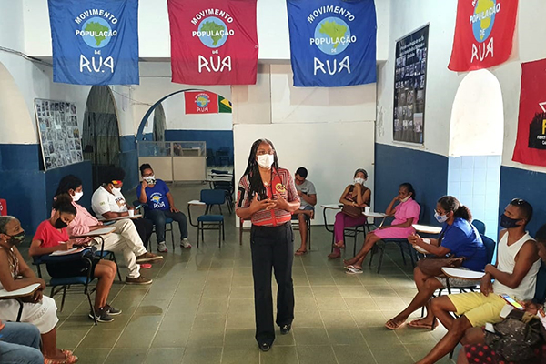 A candidata a prefeita de Salvador, Olívia Santana (PCdoB)