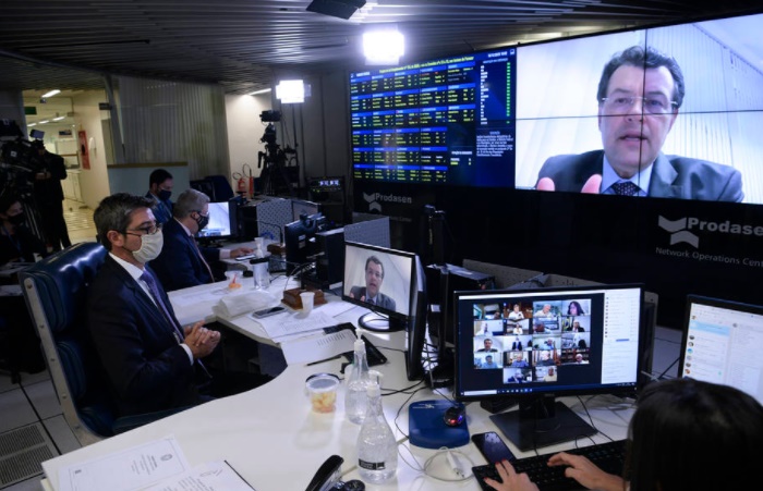 Sessão remota do Senado Sessão remota do Senado