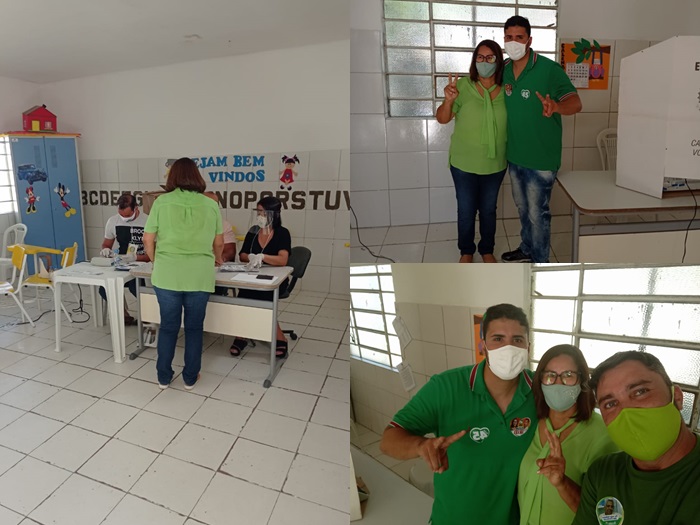 Ao centro, a candidata Suzana Ramos (PSDB) 