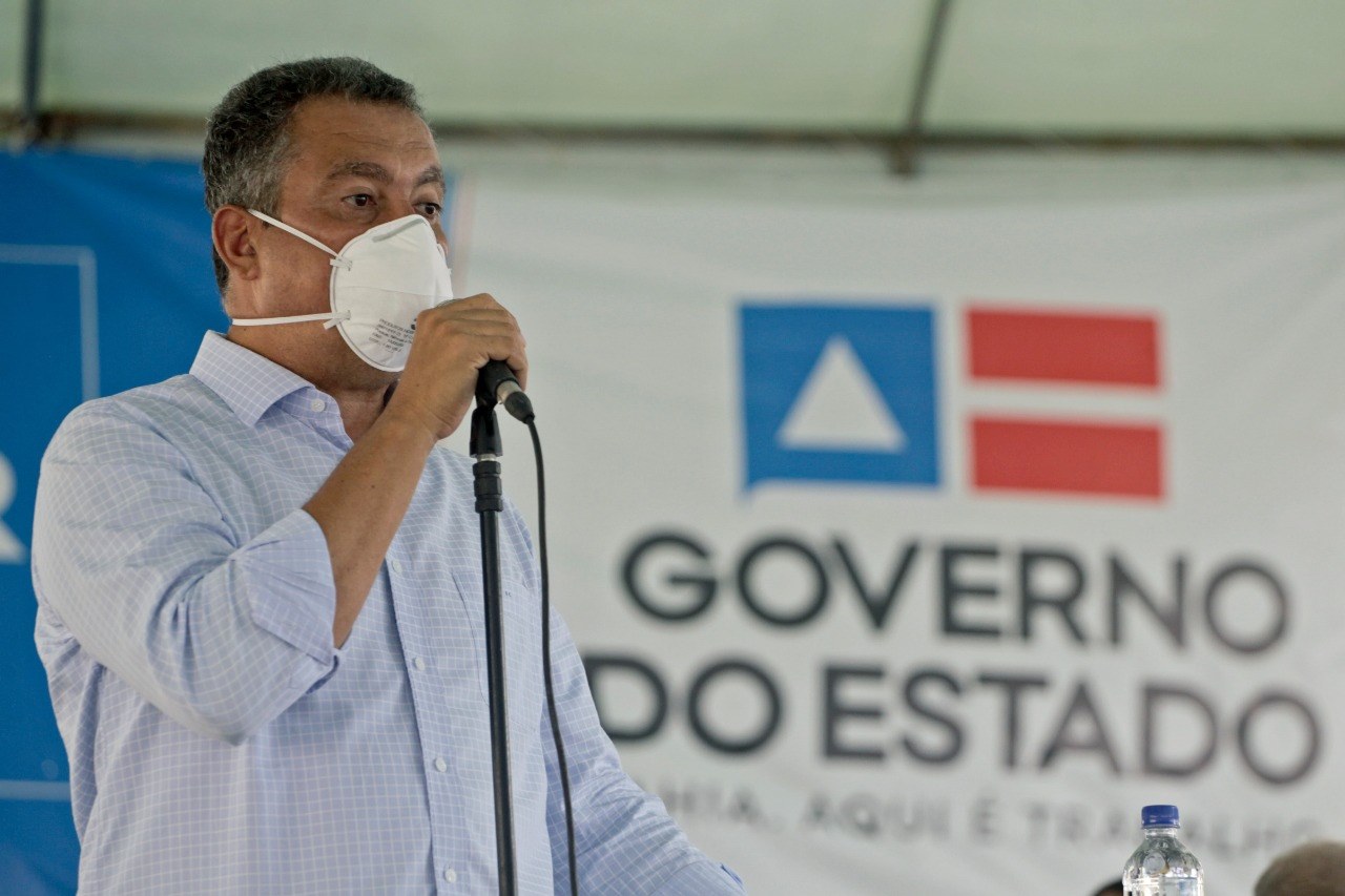 Na imagem, o governador Rui Costa, do PT