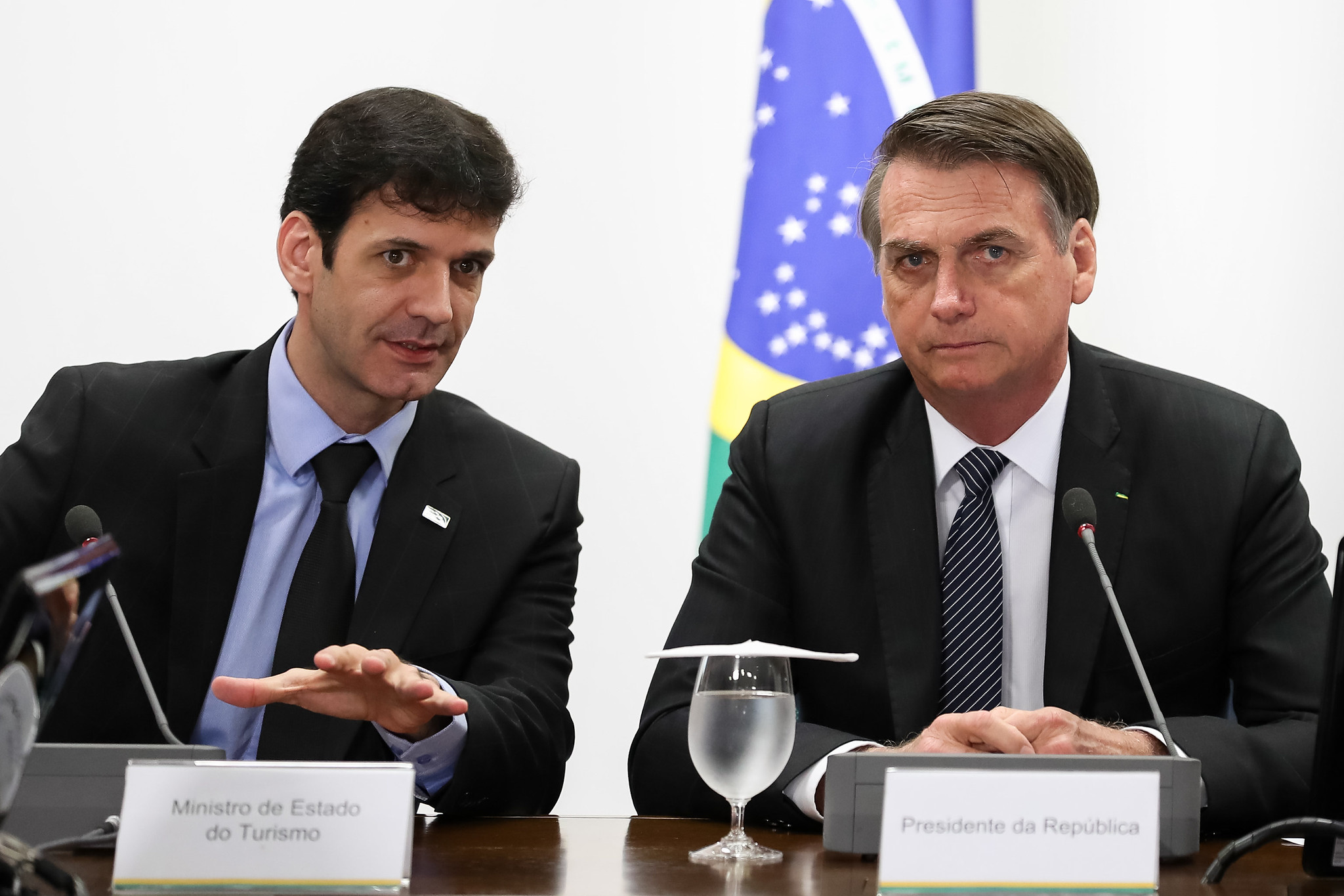 Marcelo Álvaro Antônio e Jair Bolsonaro