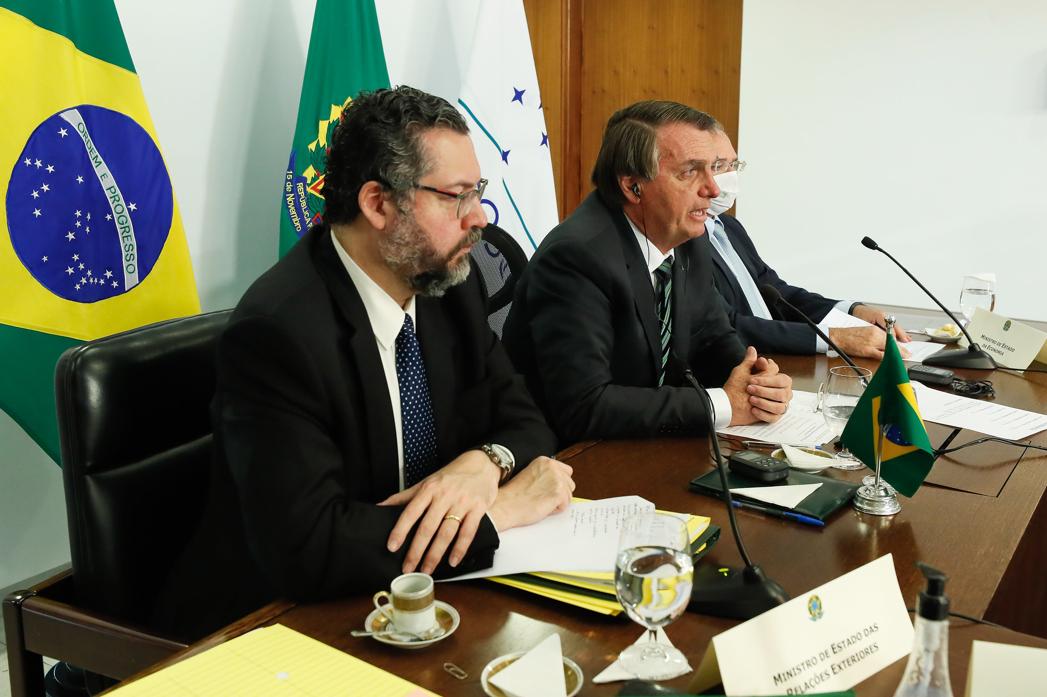 Presidente elogiou os esforços do bloco no combate à pandemia