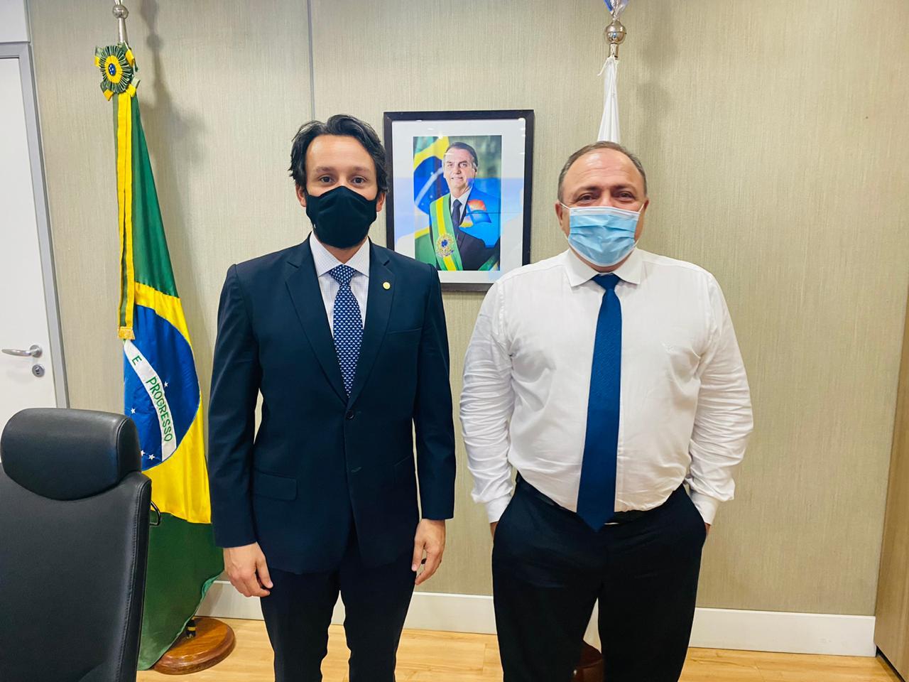 Mário Negromonte Junior e Eduardo Pazuello