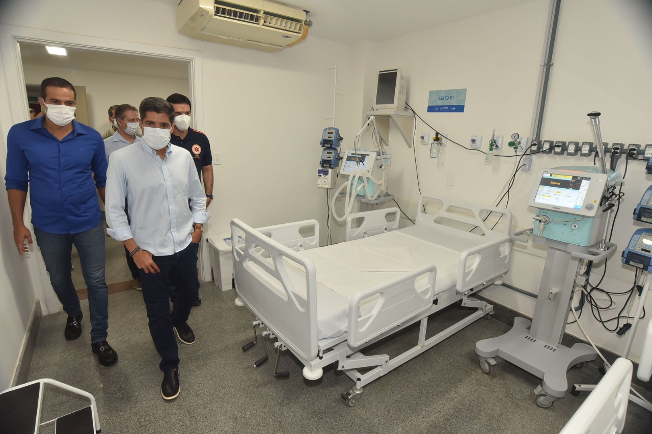 O hospital possui ampla estrutura e já passa a receber, a partir da tarde de hoje, pacientes regulados de Unidades de Pronto Atendimento