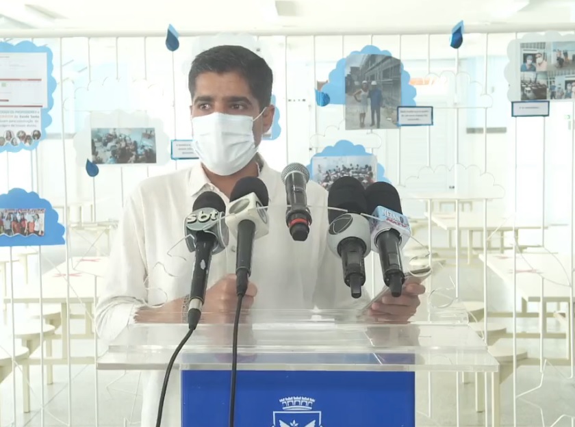 Na imagem, o prefeito de Salvador, ACM Neto, presidente Na imagem, o prefeito de Salvador, ACM Neto, presidente