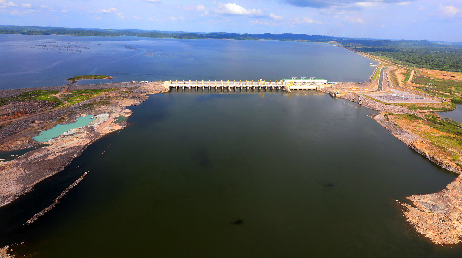 Hidrelétrica de Belo Monte, no rio Xingu