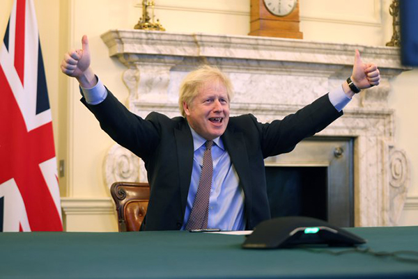 O primeiro-ministro britânico, Boris Johnson O primeiro-ministro britânico, Boris Johnson