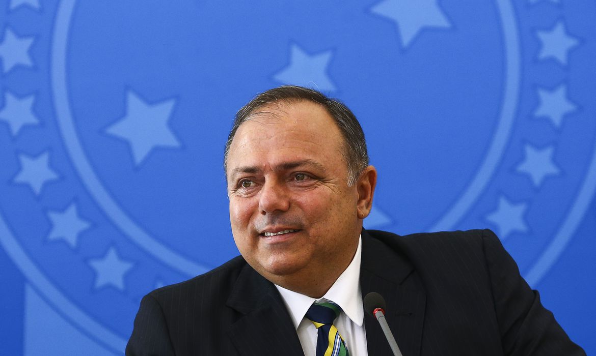 O ministro da Saúde, Eduardo Pazuello 