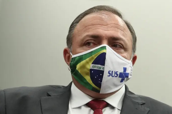 O ministro da Saúde, Eduardo Pazuello 