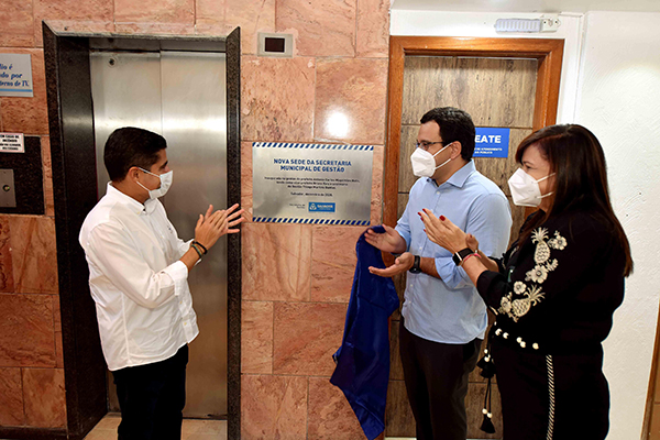 Inauguração da nova sede da Secretaria Municipal de Gestão