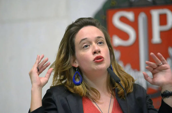 A deputada estadual de São Paulo Isa Penna (PSOL)