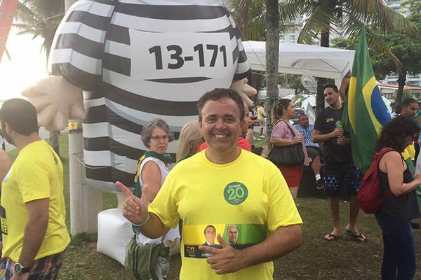 O procurador Marcelo Rocha Monteiro, apoiador do presidente Jair Bolsonaro 