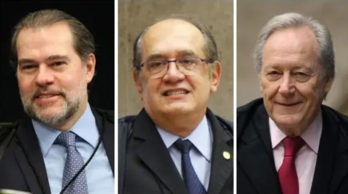 Os ministros do STF Dias Toffoli, Gilmar Mendes e Ricardo Lewandowski Os ministros do STF Dias Toffoli, Gilmar Mendes e Ricardo Lewandowski