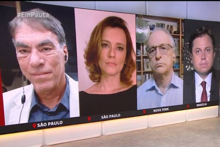 Gerson Camarotti e Demétrio Magnoli se desentendem ao vivo no 1º dia do ano Gerson Camarotti e Demétrio Magnoli se desentendem ao vivo no 1º dia do ano