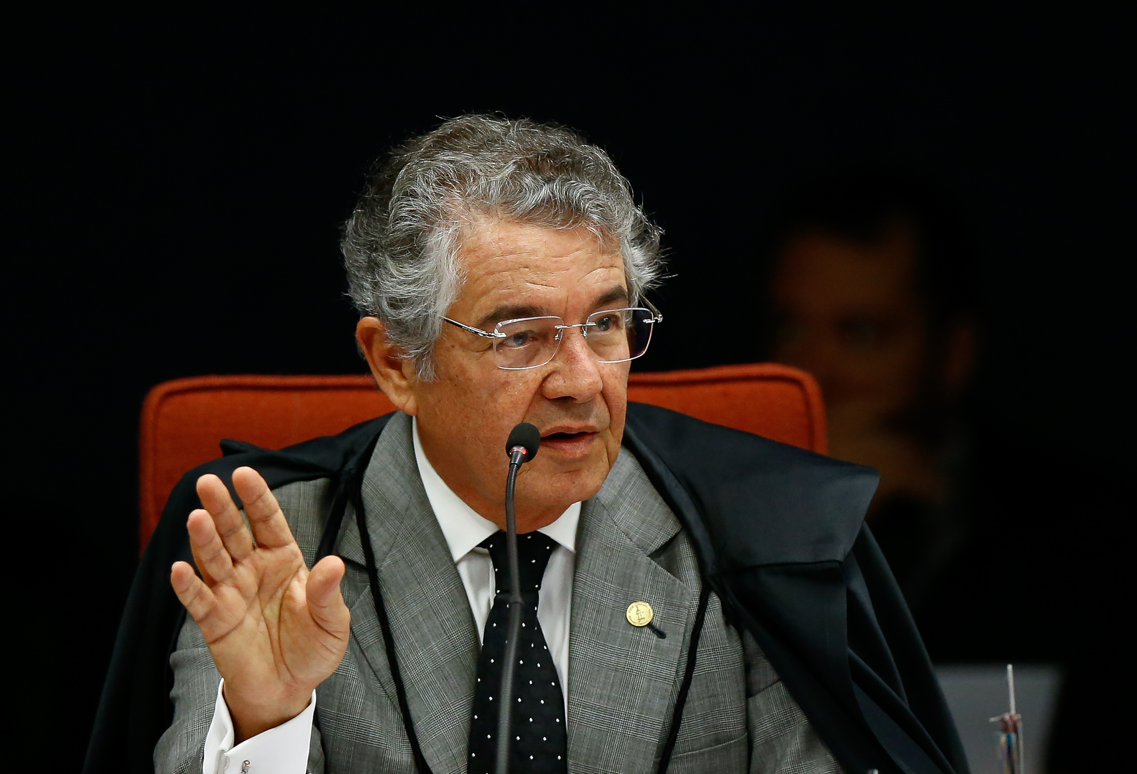 O ministro Marco Aurélio Mello, do Supremo Tribunal Federal (STF)