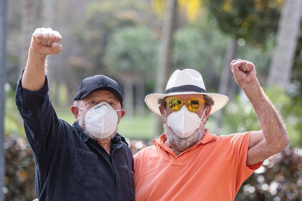 Lula e Fernando Morais