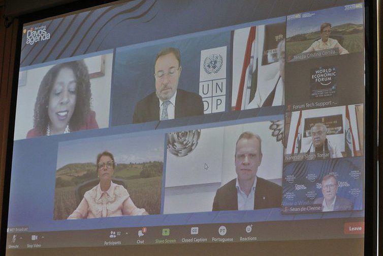 Ministra da Agricultura Tereza Cristina participa do Fórum Econômico Mundial