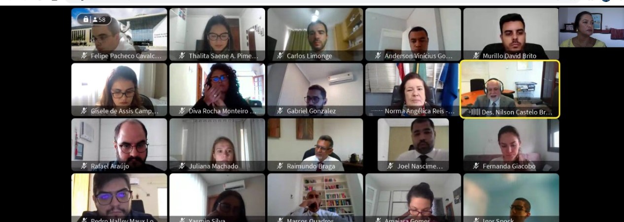 bordando a temática, ‘O Ministério Público e o Judiciário’, a PGJ estabeleceu um diálogo com os 51 novos magistrados