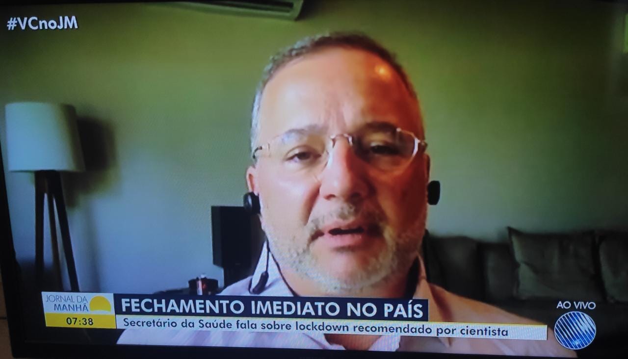 Secretário de Saúde do Estado deu entrevista ao Jornal da Manhã, da TV Bahia
