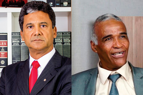 O advogado Vivaldo Amaral e o deputado federal Pastor Sargento Isidório (Avante)