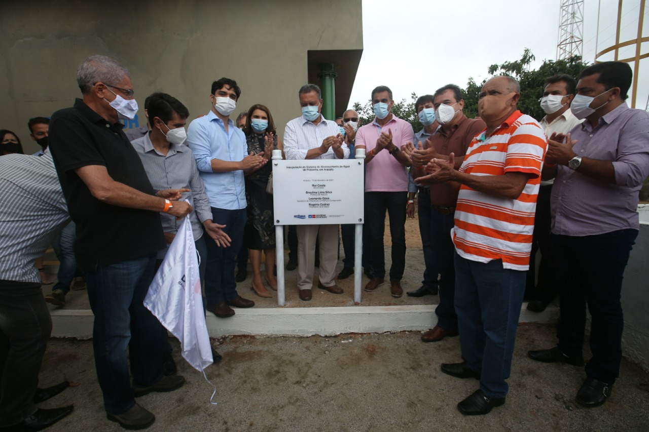 Governador Rui Costa vistoriou e descerrou a placa da obra Governador Rui Costa vistoriou e descerrou a placa da obra