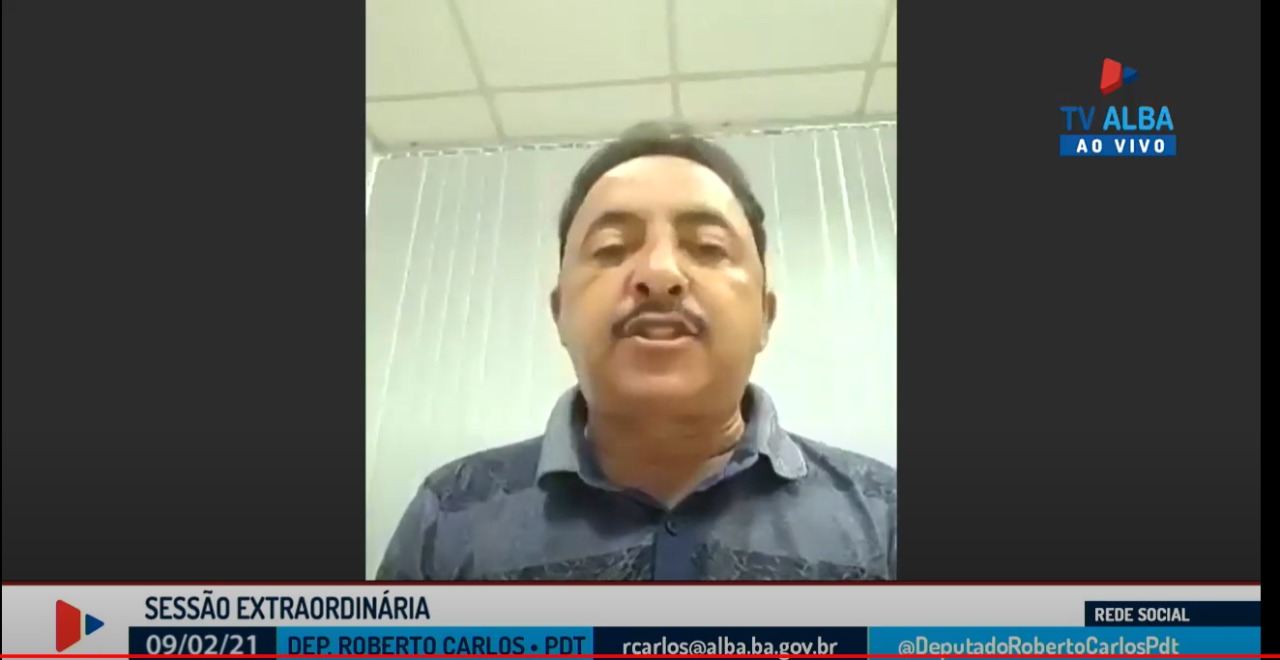 Deputado estadual Roberto Carlos (PDT)