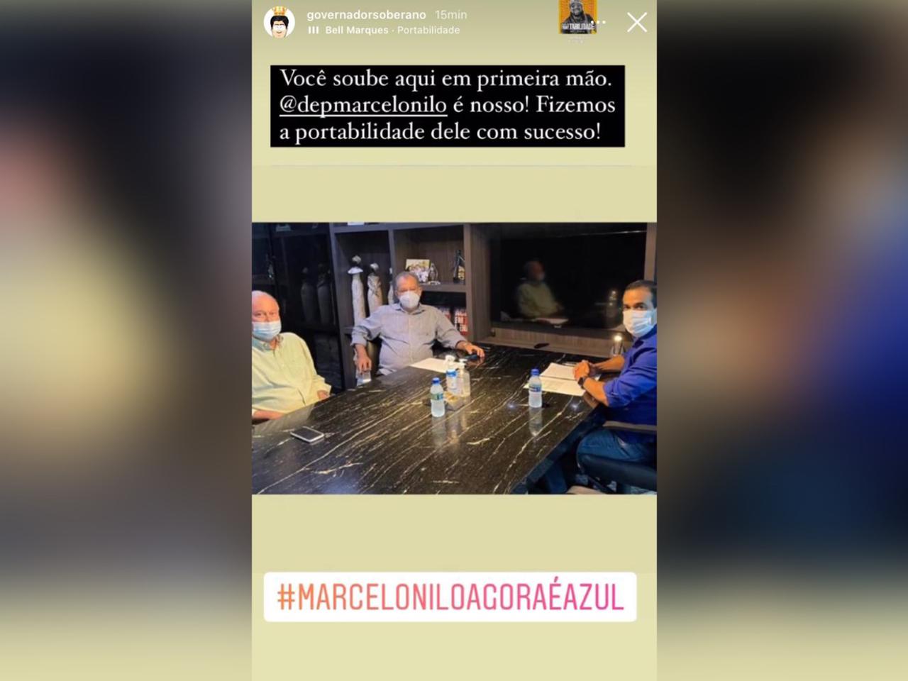 Marcelo Nilo alegou que foi ao encontro representando a bancada baiana, da qual é coordenador