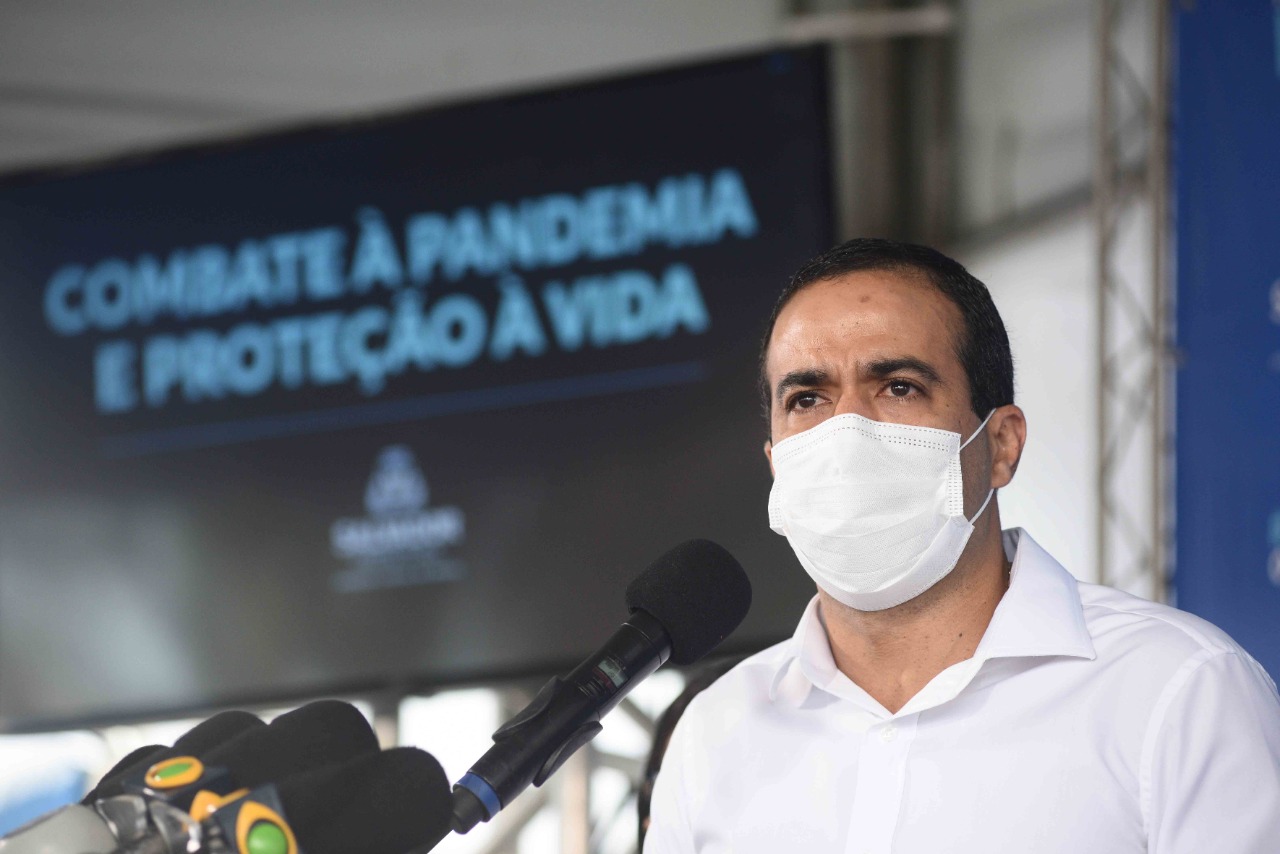 Na imagem, o prefeito de Salvador, Bruno Reis, do Democratas