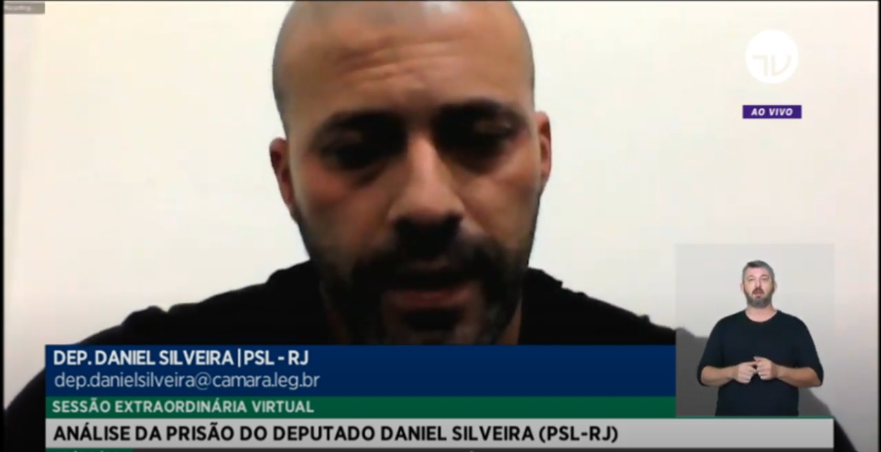 Silveira recebeu a revogação de sua prisão preventiva na última segunda-feira (8)