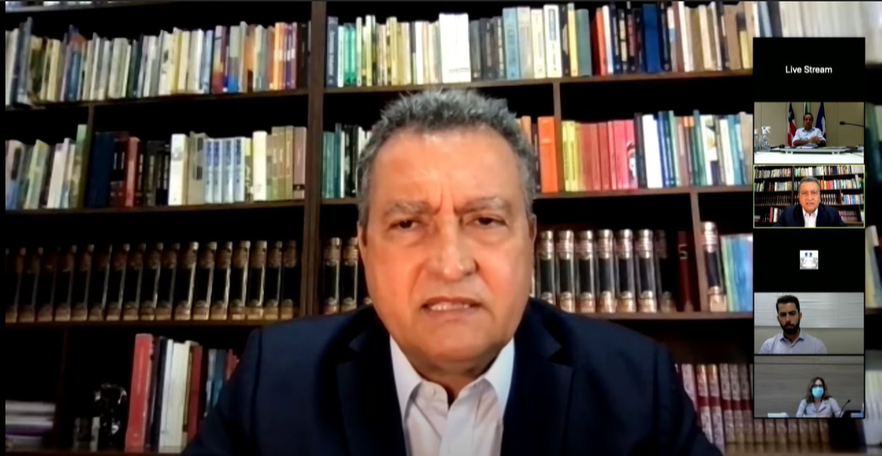 Na imagem, o governador Rui Costa, do PT