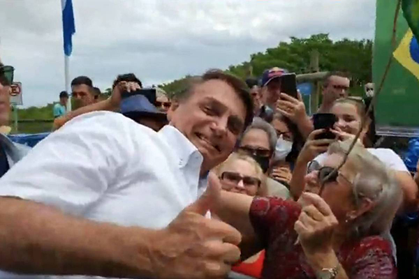 O presidente Jair Bolsonaro O presidente Jair Bolsonaro