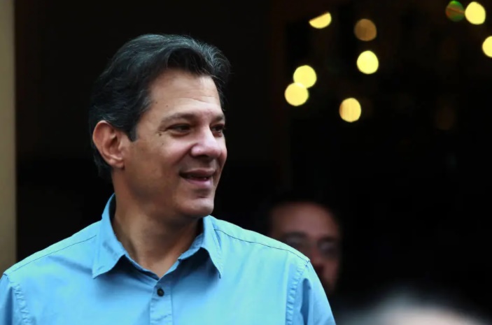 Candidato derrotado do PT à presidência em 2018, o ex-prefeito de São Paulo Fernando Haddad