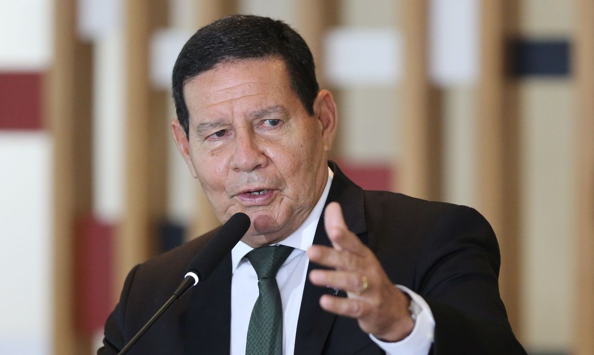 O vice-presidente da República, Hamilton Mourão